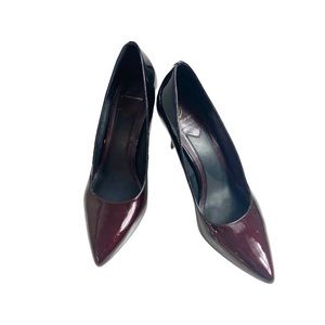 BRIAN ATWOOD MALIKA OXBLOOD LEATHER HEELS PUMPS SHOES